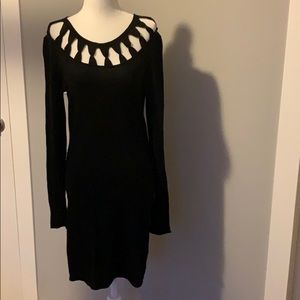 French Connection black winter dress